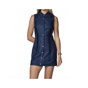 NEW HEVRON riva dress in indigo